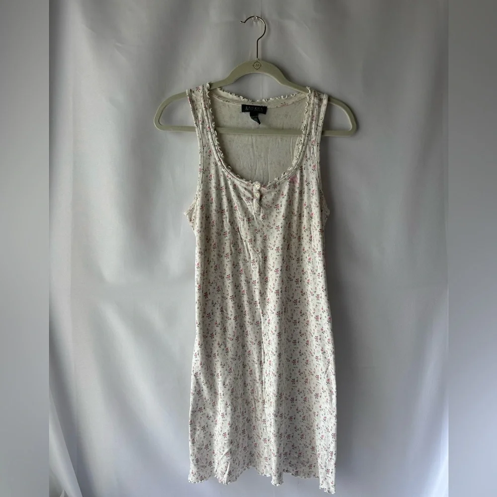 Ralph Lauren White and Pink Floral night gown - Picture 1 of 7